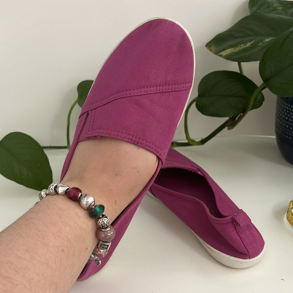 New Purple Pink Sneakers by Joe Fresh, Size 9